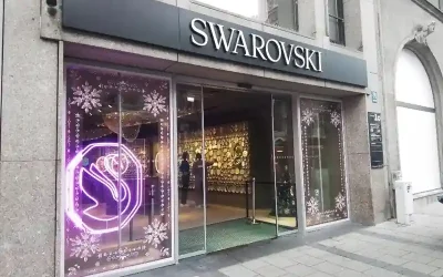 Weihnachtsdeko für Schaufenster